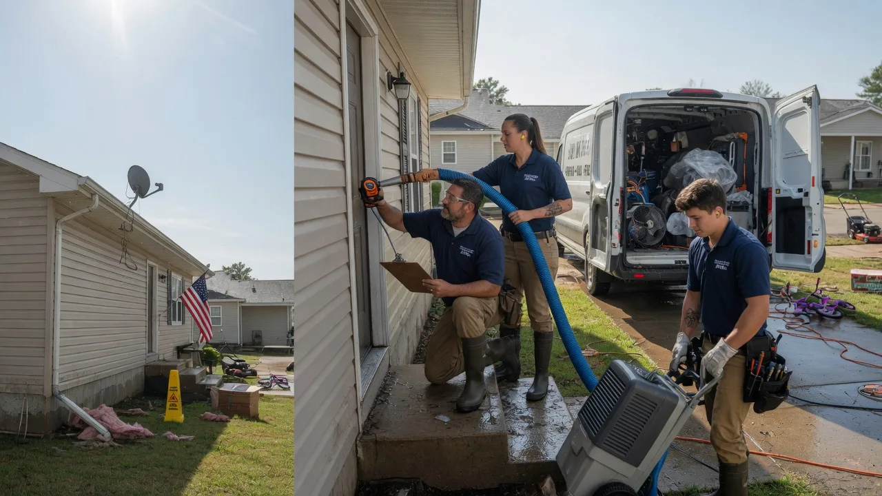 Ceiling Water Damage Restoration in Holly Springs, MS near me