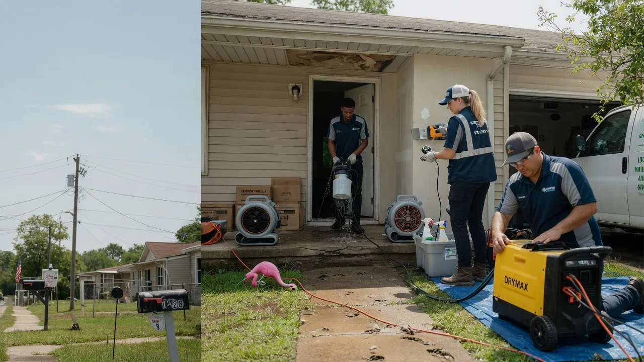 Storm Damage Water Removal in Holly Springs, MS near me
